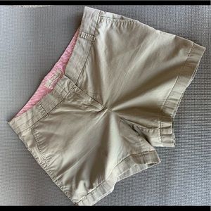 J. Crew Chinos Khaki woman’s shorts size 10.